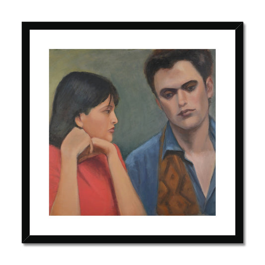 Framed Print - Couple at Days End