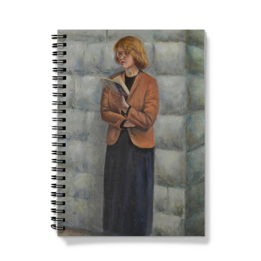 Standing Woman Reading - Notebook