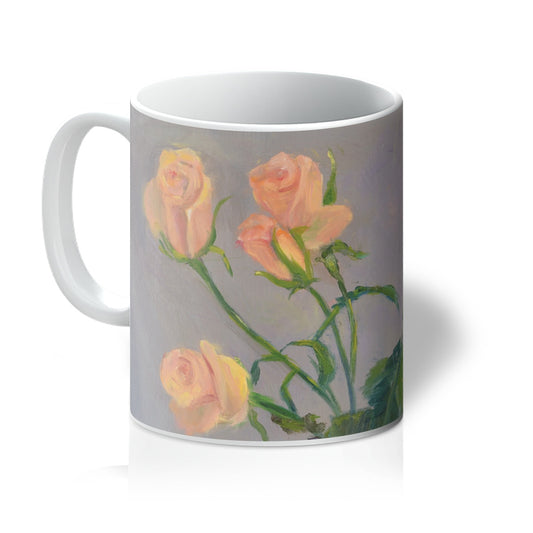 Peach Roses in Patron Bottle - Mug