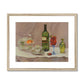 Framed Print - Goldfish Wine and Strawberries